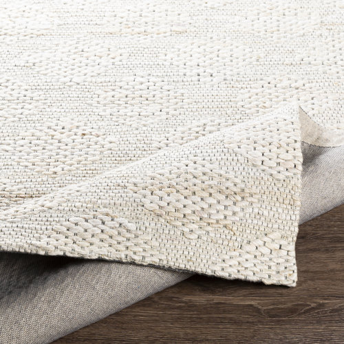 Lola Geometric Handmade Flatweave Jute/Sisal Cream/Ivory Area Rug & Reviews Joss & Main